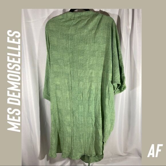 FREE PEOPLE BY MES DEMOISELLES KOLLINA DRESS IN AQUA NEW NWT - Picture 4 of 10